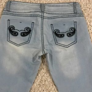 VIP Jeans with Blue Stitching